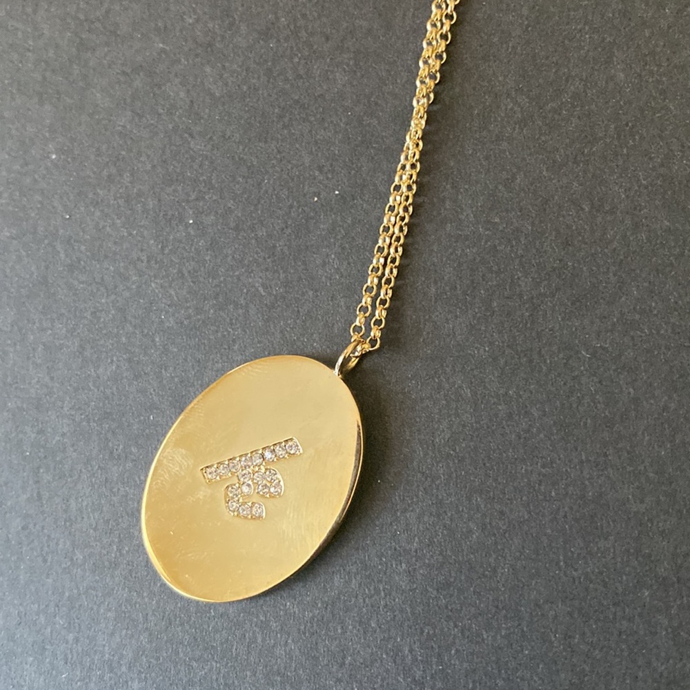 New Kate Spade Initial Thoughts Pave K Pendant Necklace